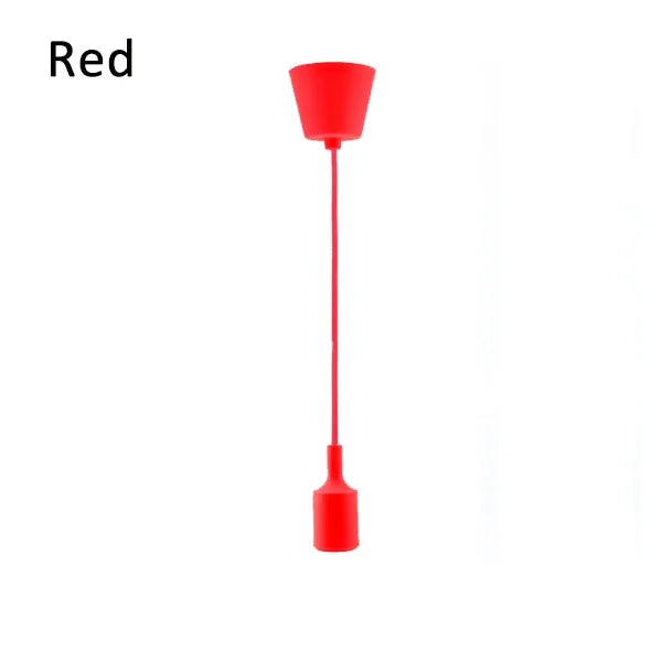 Colorful Silicone E27 Pendant