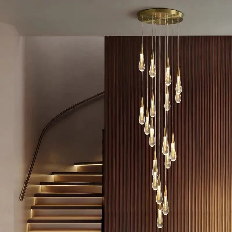 Single light crystal chandelier with a 3.9 in ceiling base plate