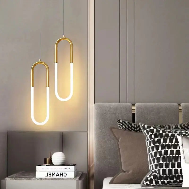 Brass Tube Pendant Light