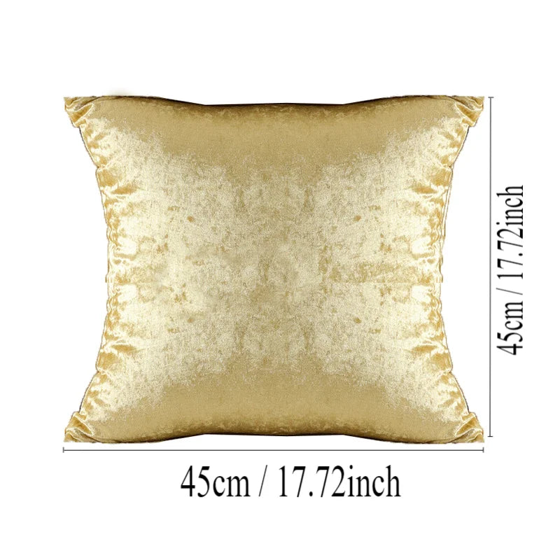 Plush Velvet Throw Pillow Cover — detail
