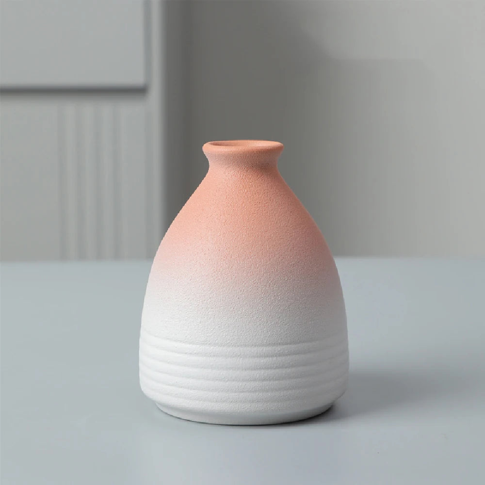 Japanese Black Ceramic Bud Vase