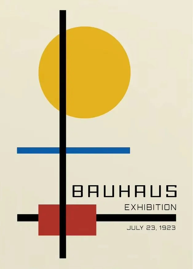 Bauhaus Geometric Art Print