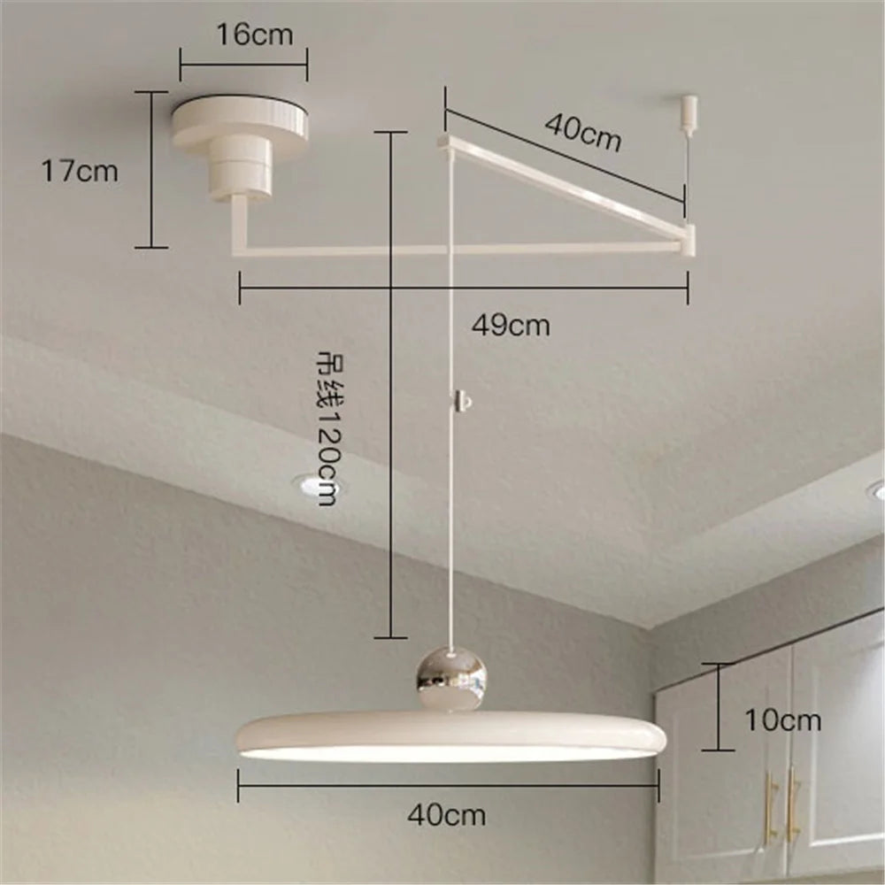 Swing Arm Pendant Lamp