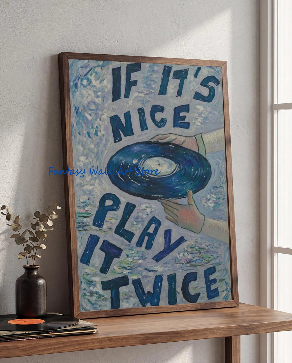 Retro Music Vinyl Record Canvas Wall Art