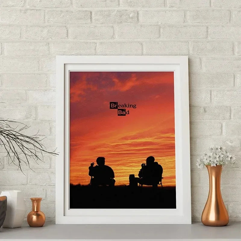 Breaking Bad Retro Midcentury Canvas Wall Art Poster