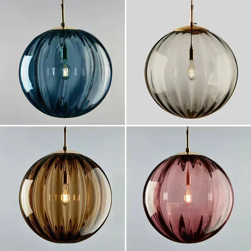 Glass Globe Pendant Light