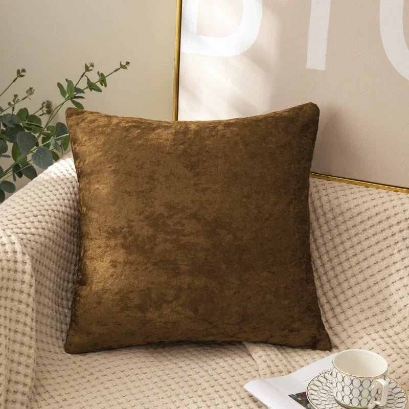 Velvet Throw Pillow Cover