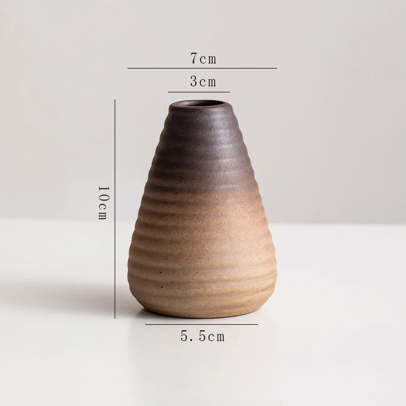 Stone Shape Ceramic Mini Vase Hydroponic Gift | Aurelia