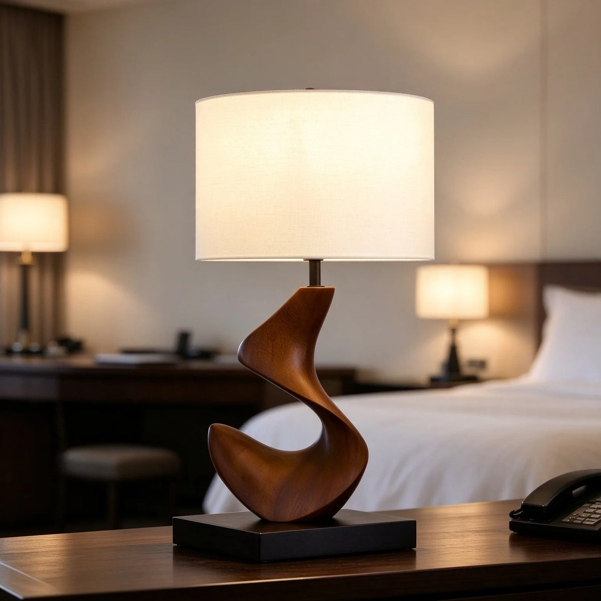 Wabi Sabi Resin Table Lamps Bedroom Beside Light Fixture Living Room Decor Led Illumination Study Desk Lamp Indoor Lighting CE