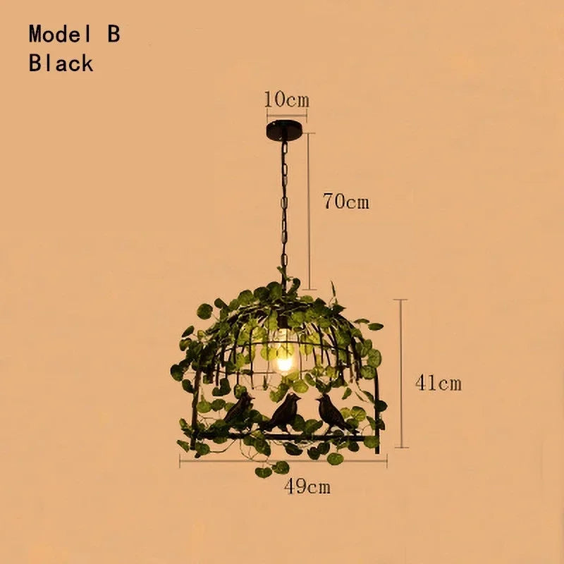 Iron Birdcage Pendant Light