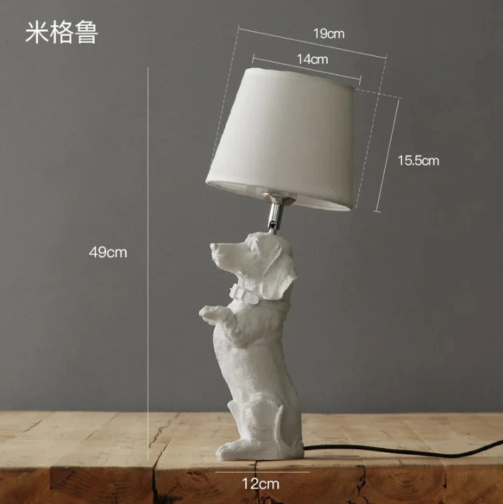 Puppy Dog Novelty Table Lamp