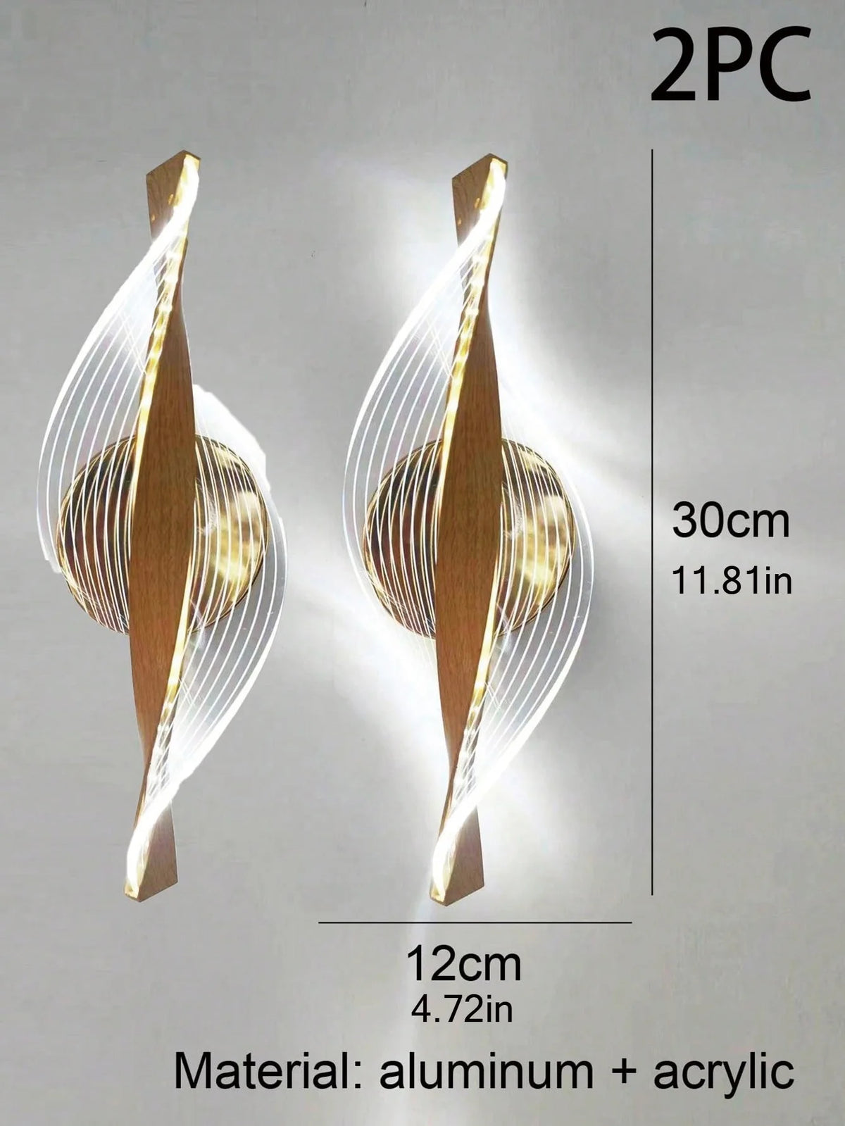 Modern Acrylic LED Outdoor Wall Sconce