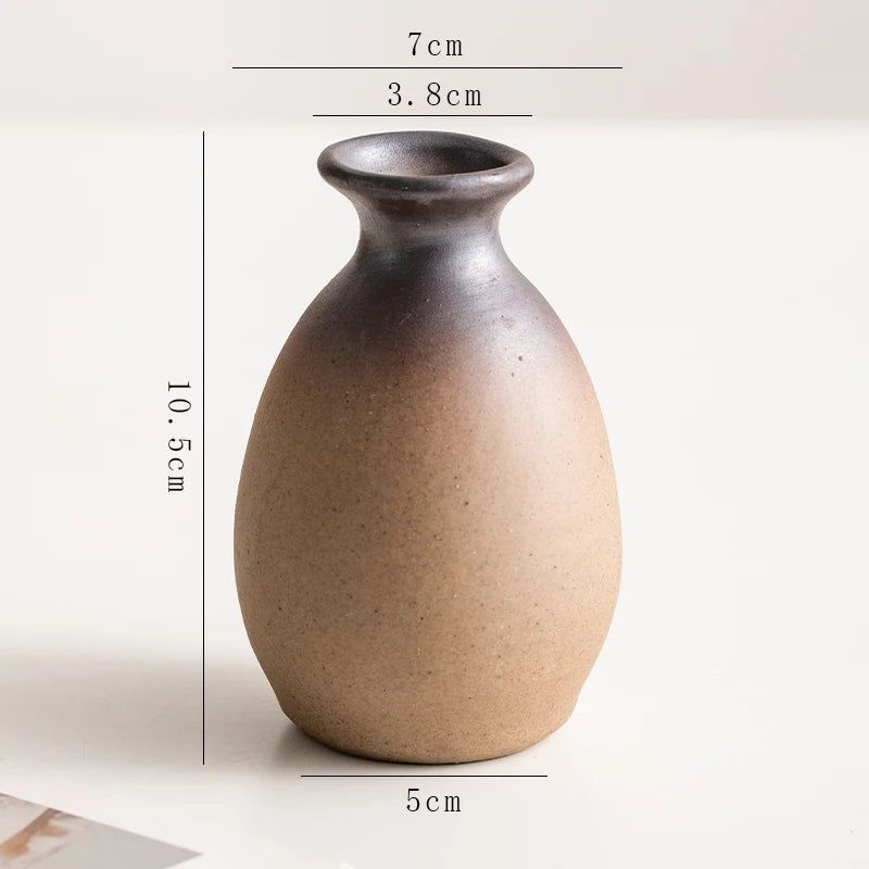 Stone Shape Ceramic Mini Vase Hydroponic Gift | Aurelia