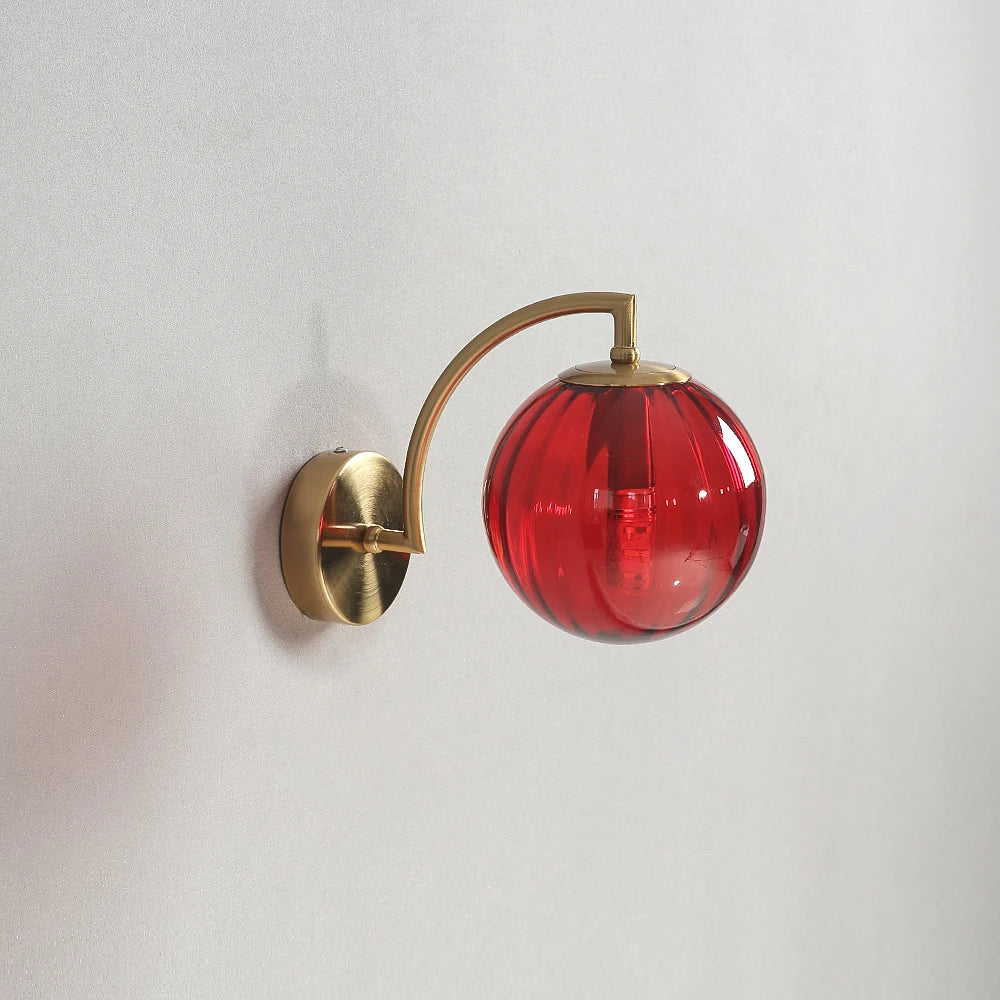 Nordic Glass Bedside Wall Sconce