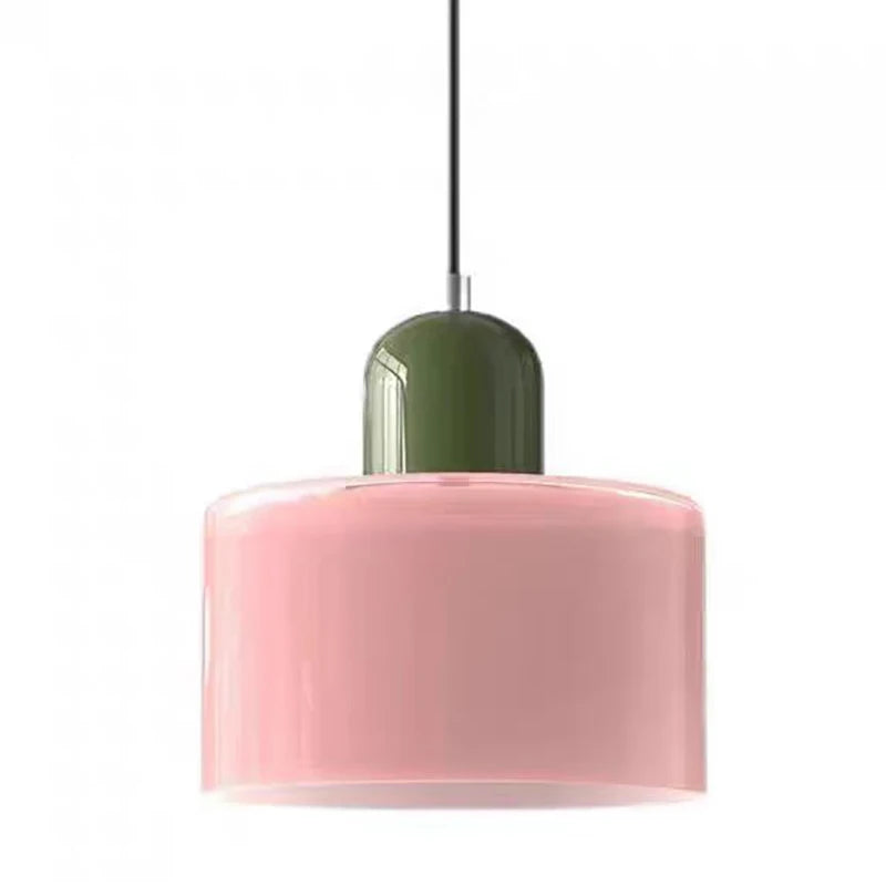 Colorful Glass Globe Pendant Light