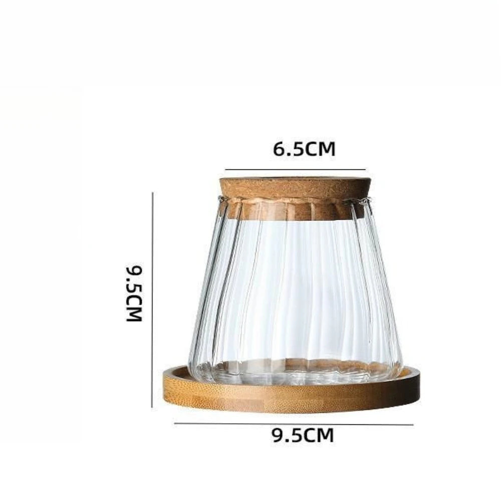 Glass hydroponic vase propagation station elegant table décor