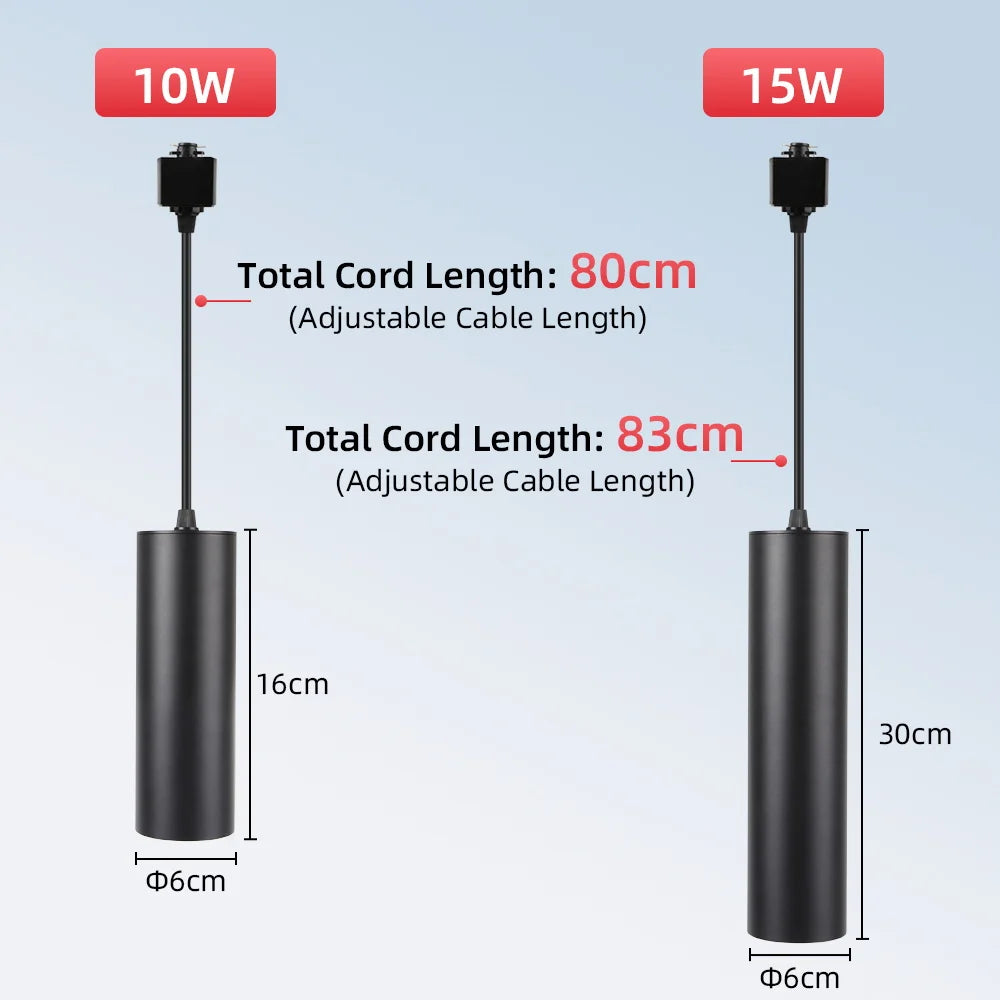 LED Track Pendant Light