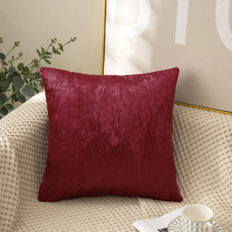 Velvet Throw Pillow Cover