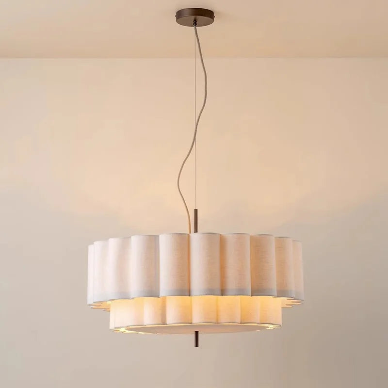 Wabi Sabi Drum Pendant Light