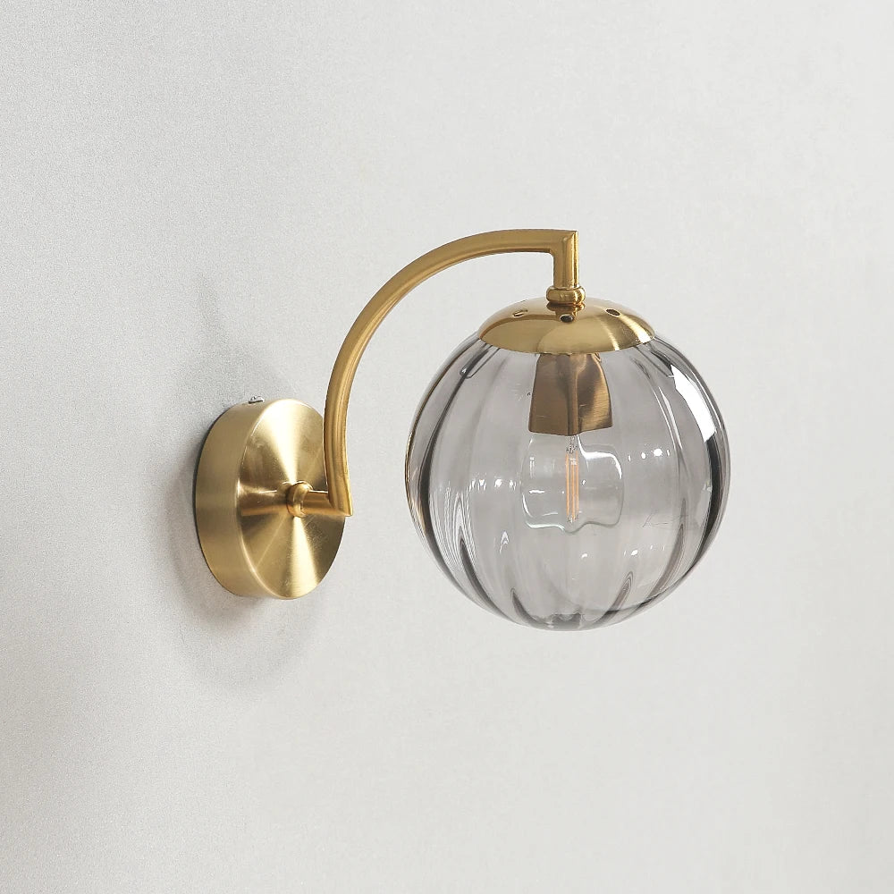Nordic Glass Bedside Wall Sconce