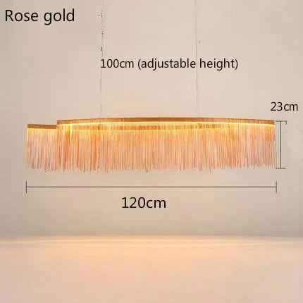 Small chain chandelier, 7.9 inch diameter, as a bedside or counter light