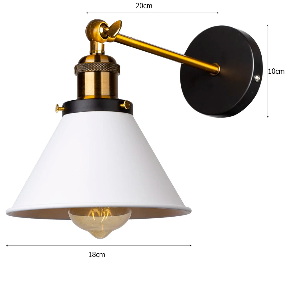Vintage Industrial E27 Wall Sconce