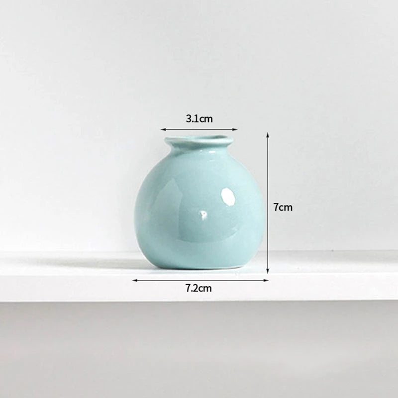 Nordic Ceramic Mini Vase Set