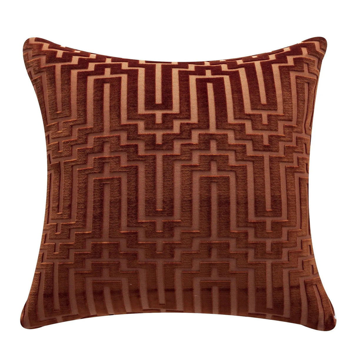 Geometric Velvet Throw Pillow Cover