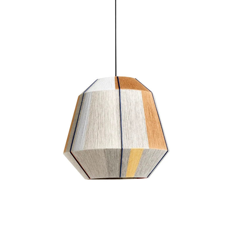 Woven chandelier in the larger 80 centimetre profile
