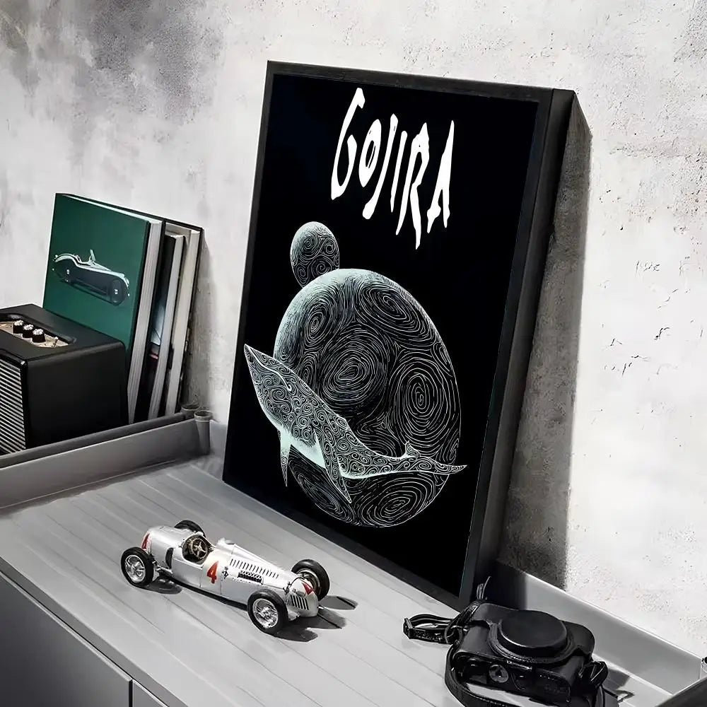 Gojira Metal Band Poster Canvas Wall Art Print