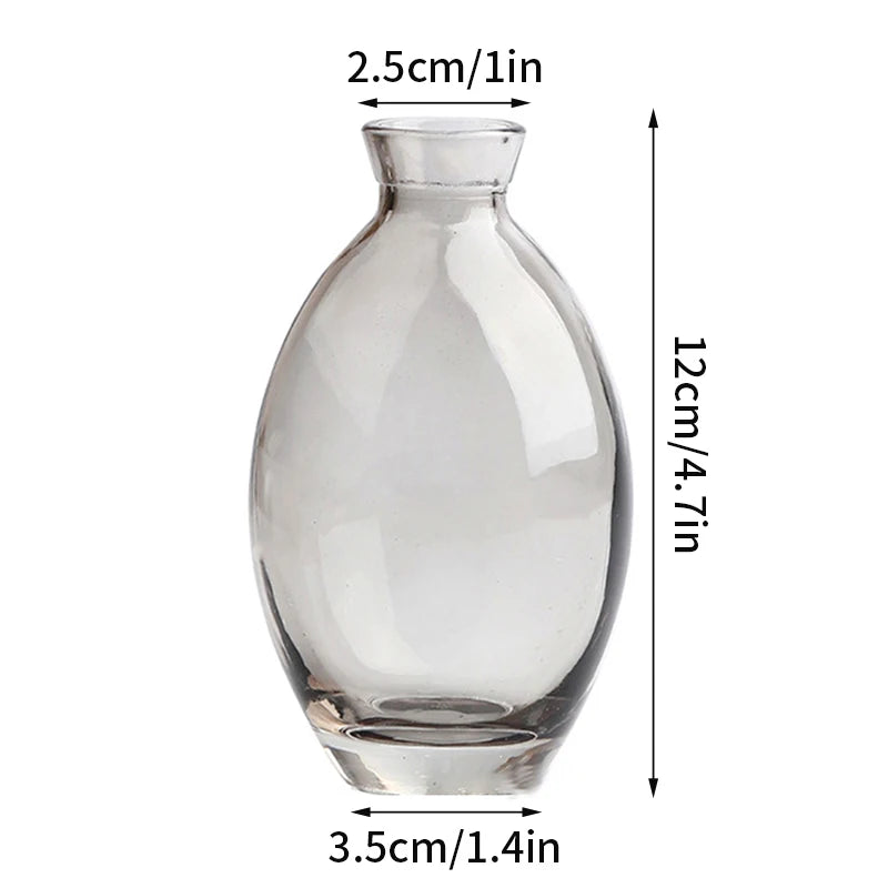 Brown Retro Glass Hydroponic Vase