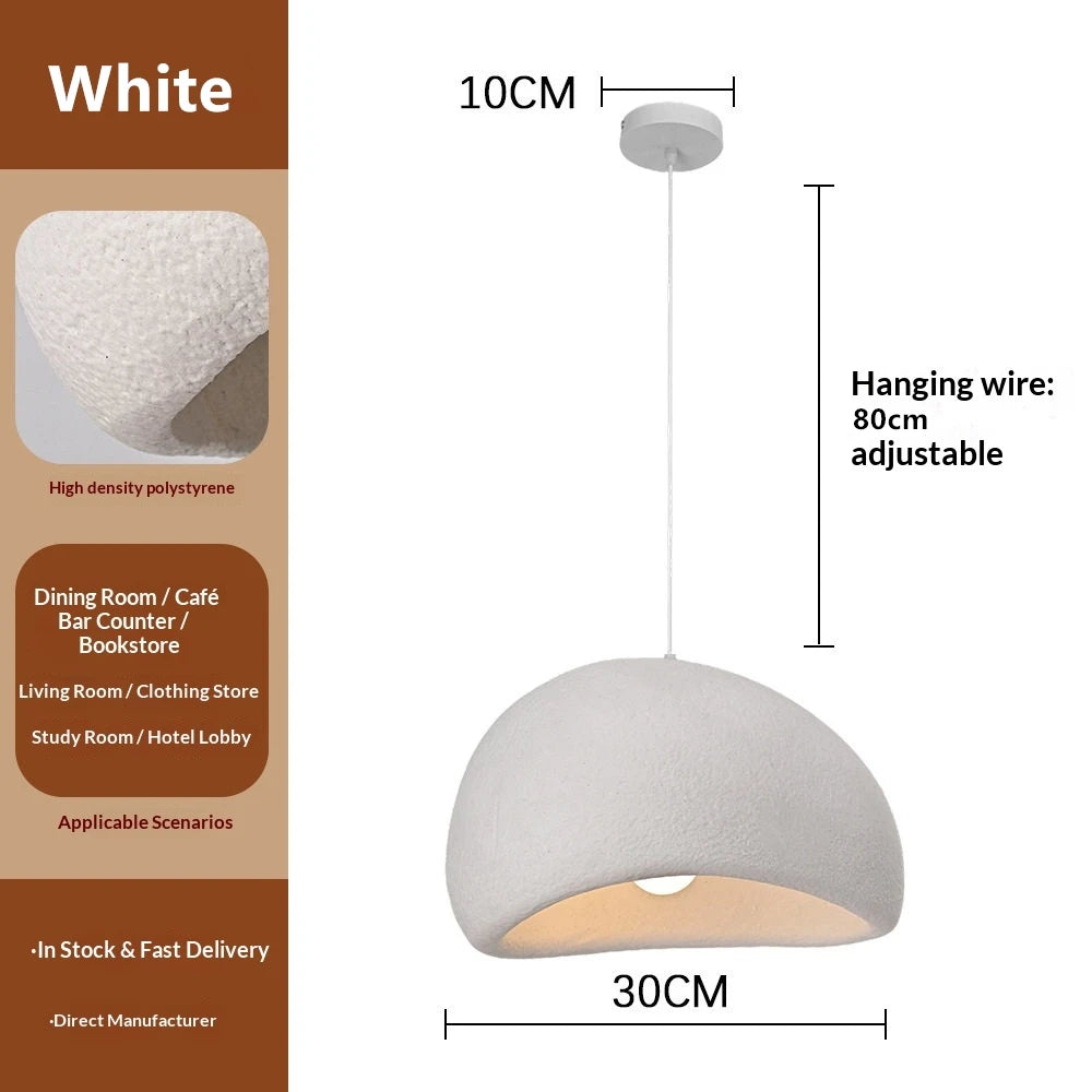 Wabi Sabi Resin Pendant Light