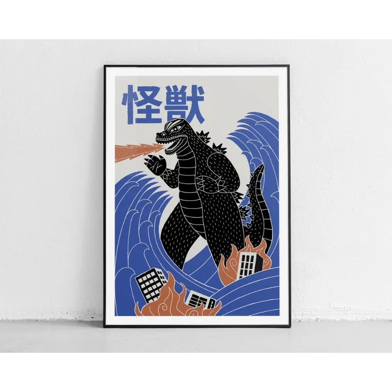 Japanese Great Wave Mount Fuji Canvas Wall Art