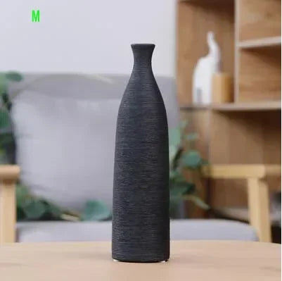 Modern Ceramic Vase Black and White Home Décor | Aurelia