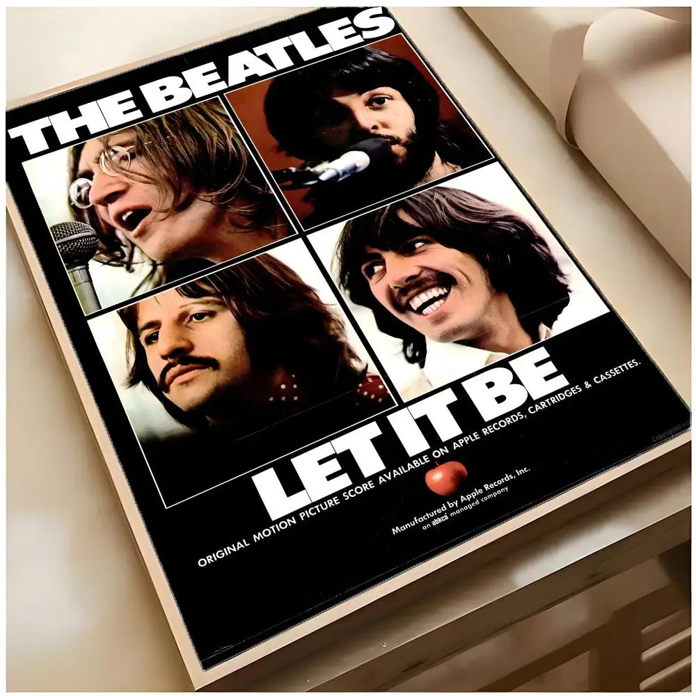 The Beatles Classic Rock Music Canvas Wall Art