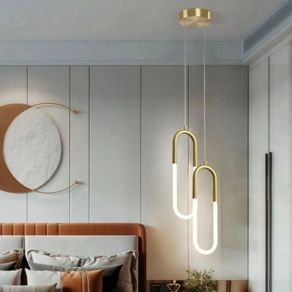 Brass Tube Pendant Light