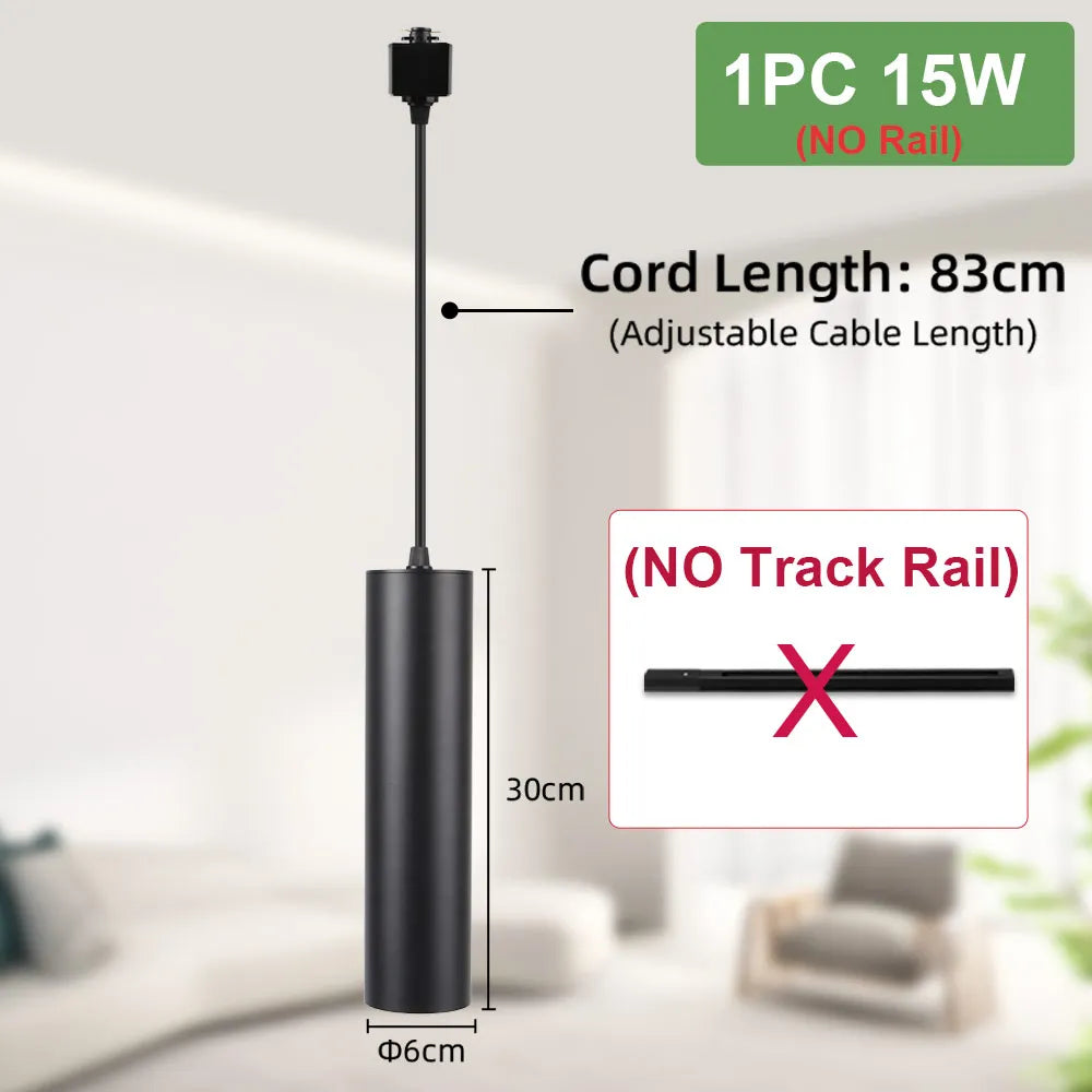 LED Track Pendant Light