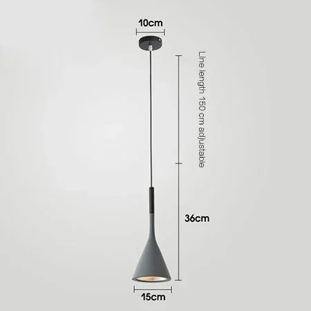 Colored Dome Pendant Light