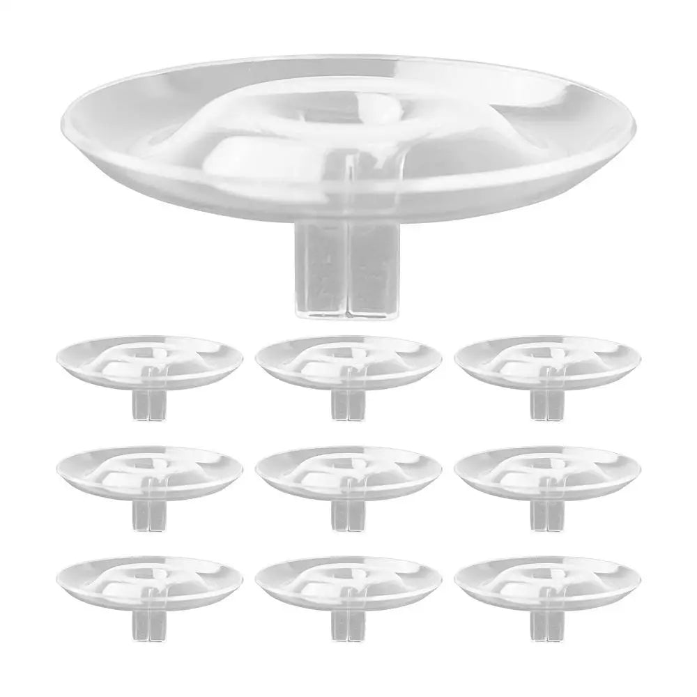 Transparent flower stem holder set for vase hydroponic arrangement
