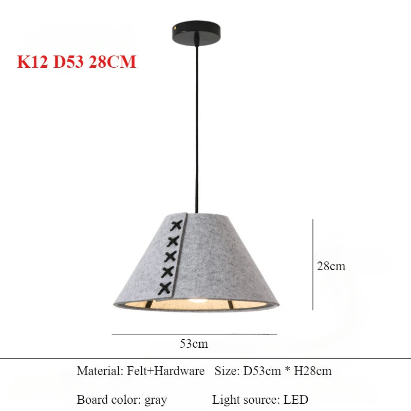 Nordic Felt Pendant Lamp