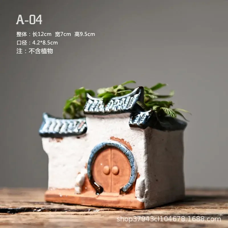 Huizhou Ceramic Flower Pot Courtyard Aquascape | Aurelia