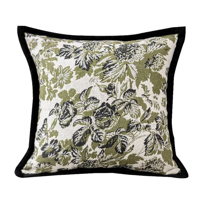 Nordic Jacquard Lumbar Pillow Cover — styling detail