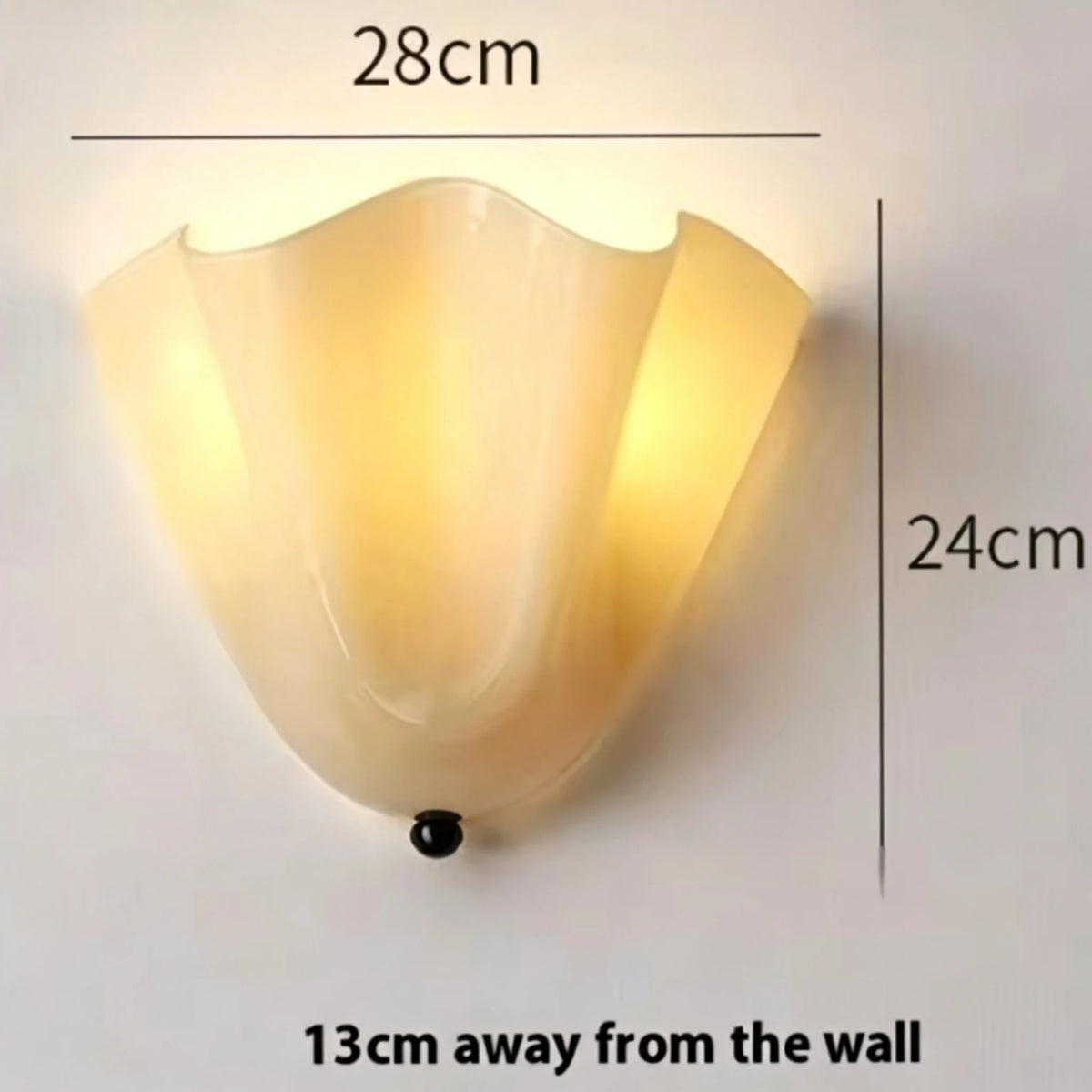 Retro E14 Glass Wall Sconce