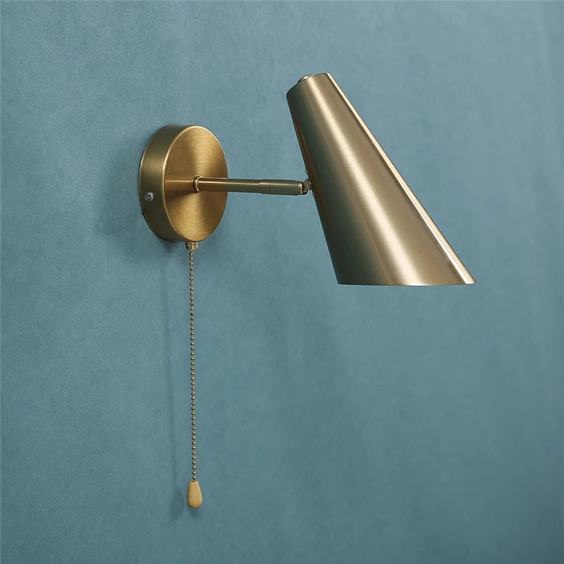 wall sconce, front view on white background