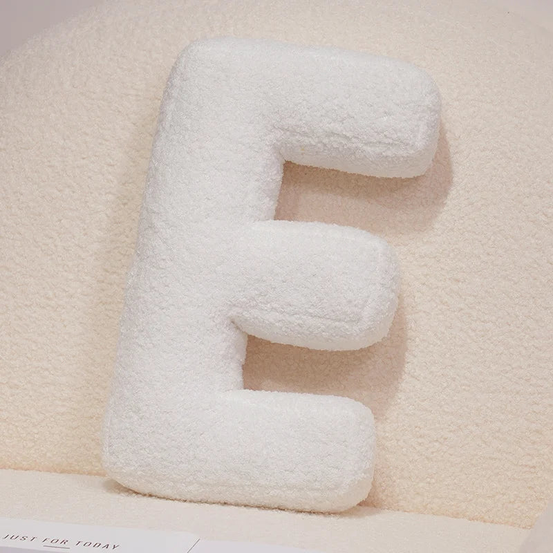 Alphabet Letter Plush Pillow
