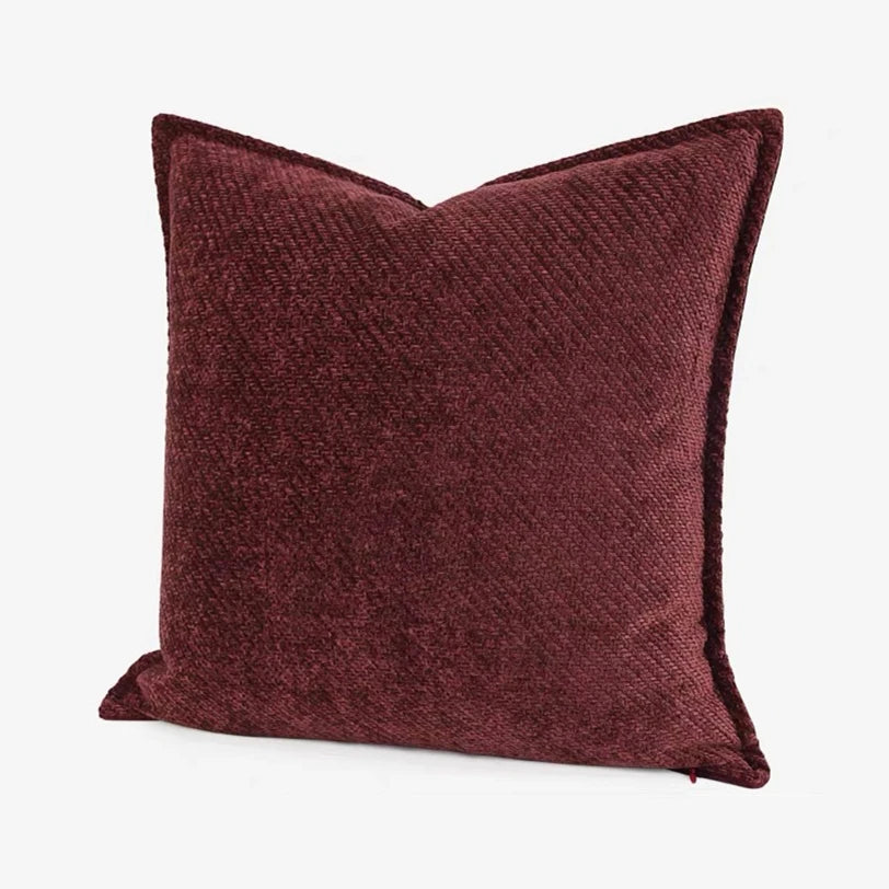Herringbone Velvet Throw Pillow Cover — styling detail