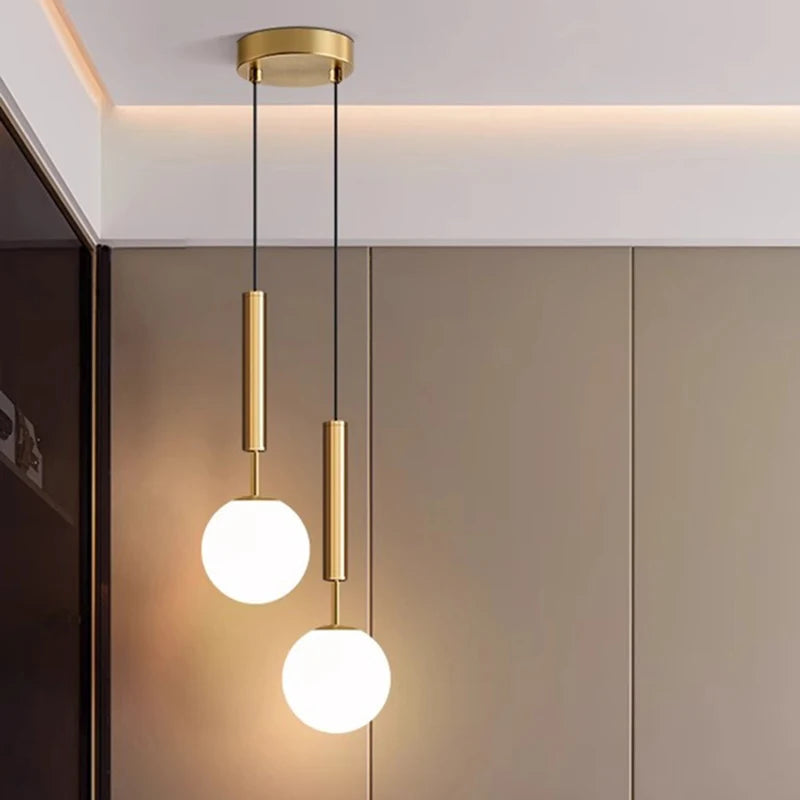 Alloy Bedside Pendant Light