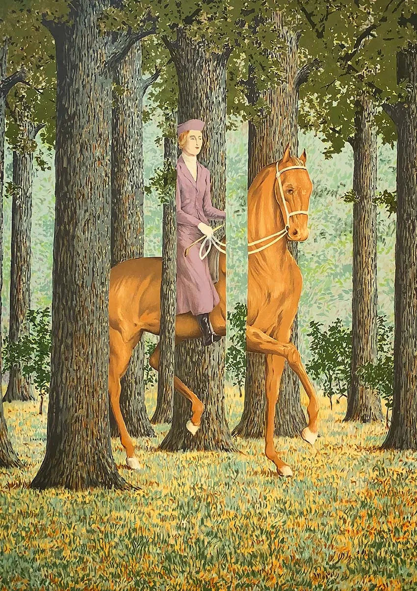 Surrealist Rene Magritte Classic Art Canvas Wall Art