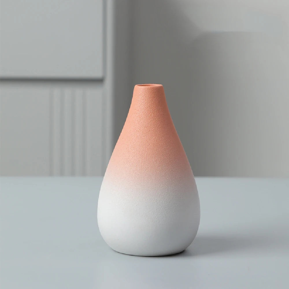Japanese Black Ceramic Bud Vase
