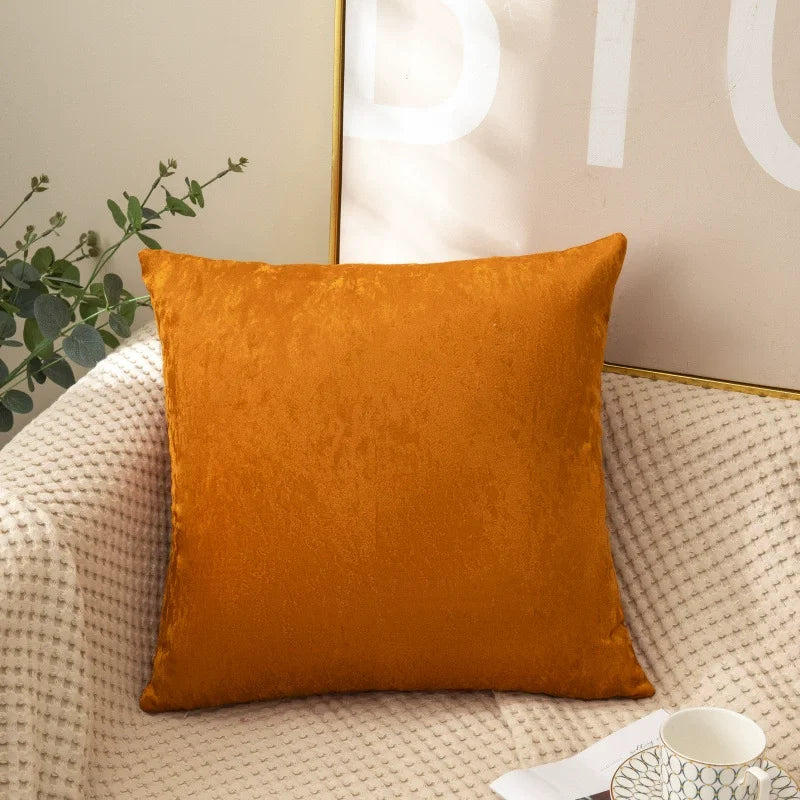 Velvet Throw Pillow Cover